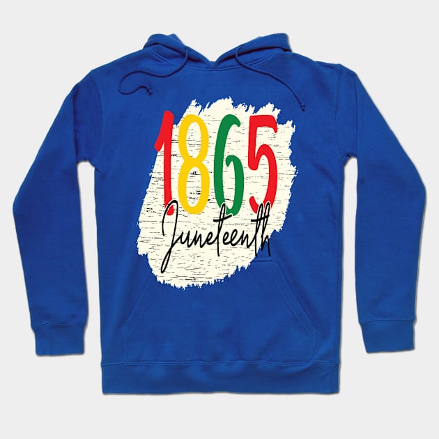 1865 Juneteenth Hoodie by HouseRoger